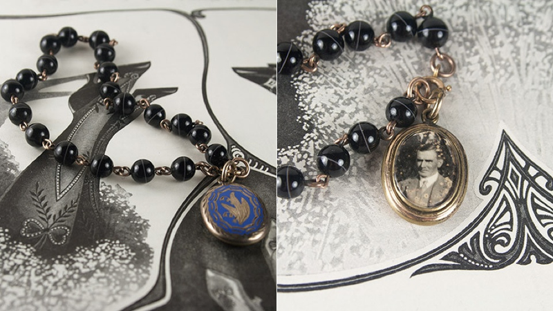 Illustration for article titled Love after Death: The Beautiful, Macabre World of Mourning Jewelry